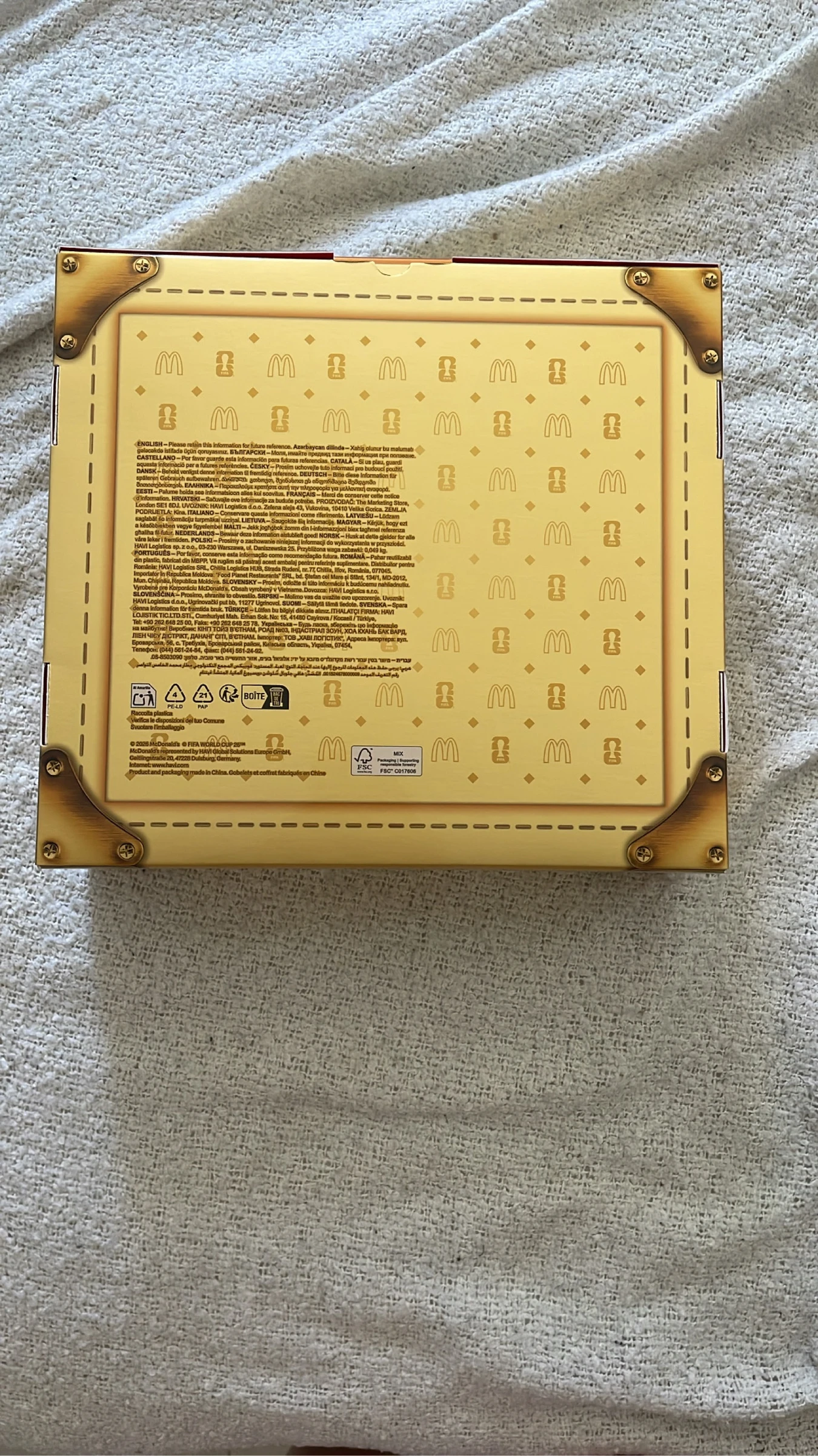 coffret collector FIFA Macdonald’s 2026 – photo 3